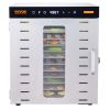 Food Dehydrator Machine, 10 Stainless Steel Trays, 1000W Electric Food Dryer with Digital Adjustable Timer & Temperature for Jerky, Herb, Meat,
