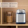 Electric Grinder For Herb,pice,Pollen And Coffee Fast Grinding For Flower Buds,Dry Spices,And Herbs Compact Size Silver