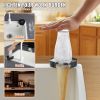 Glass Rinser, 10 Powerful Spraying Jets 360¬∞ Rotating Cup Rinser for Sink, 304 Stainless Steel Faucet Cup Washer & Silicone Nonslip Pad for Bab