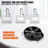Glass Rinser, 10 Powerful Spraying Jets 360¬∞ Rotating Cup Rinser for Sink, 304 Stainless Steel Faucet Cup Washer & Silicone Nonslip Pad for Bab