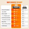 Vacuum Sealer Machine, 80Kpa 130W Powerful, Multifunctional for Dry and Moist Food Storage, Automatic and Manual Air Sealing System with Built-i