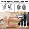 Electric Meat Grinder, 419 Lb/H Capacity, 575W(1100W MAX) Industrial Meat Mincer w/ 2 Blade, 3 Grinding Plates, Sausage Maker Die-cast Aluminum