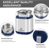 Electric Grinder For Herb,pice,Pollen And Coffee Fast Grinding For Flower Buds,Dry Spices,And Herbs Compact Size Silver