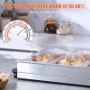 Electric Buffet Server & Food Warmer, 25.6" x 15" Portable Stainless Steel Chafing Dish Set with Temp Control & Oven-Safe Pan, Perfect for Cater