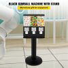 Triple Head Candy Vending Machine, 1-inch Gumball Vending Machine, Commercial Gumball Vending Machine with Stand and Adjustable Candy Outlet Siz